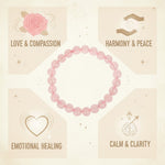 Dhan Yog & Rose Quartz Bracelet Combo with Hanuman Chalisa Pendant