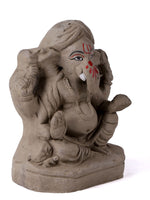 6 Inch Traditional Eco-Friendly Ganesha Idol in Lalitāsana Pose
