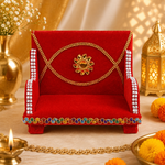 Luxurious Laddu Gopal's Velvet Singhasan