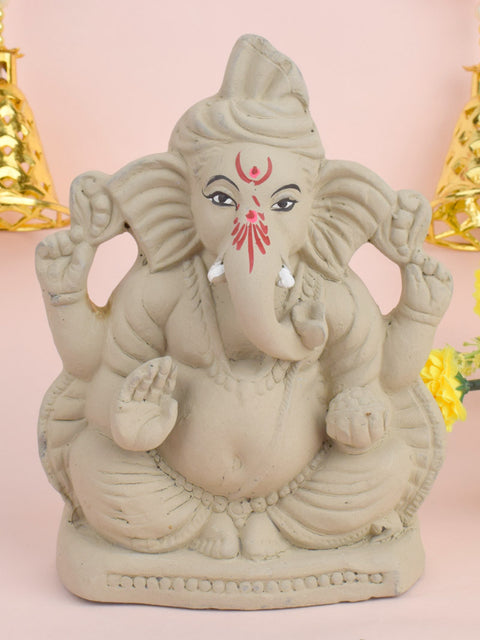 7 Inch eco-friendly Lord Ganesha idol | India’s Largest Pooja Accessories Brand – www.satvikstore.in