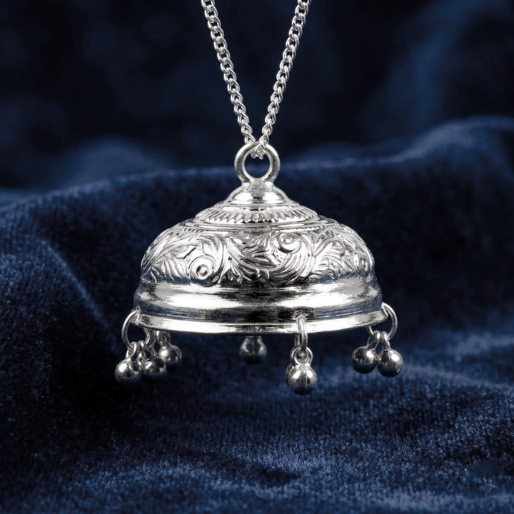925 pure silver chhatra umbrella nakashi engraved for pooja. India’s Largest Puja Accessories Brand- www.satvikstore.in