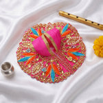 Size 2 Premium Heavy Stone Work Floral Laddu Gopal Dress