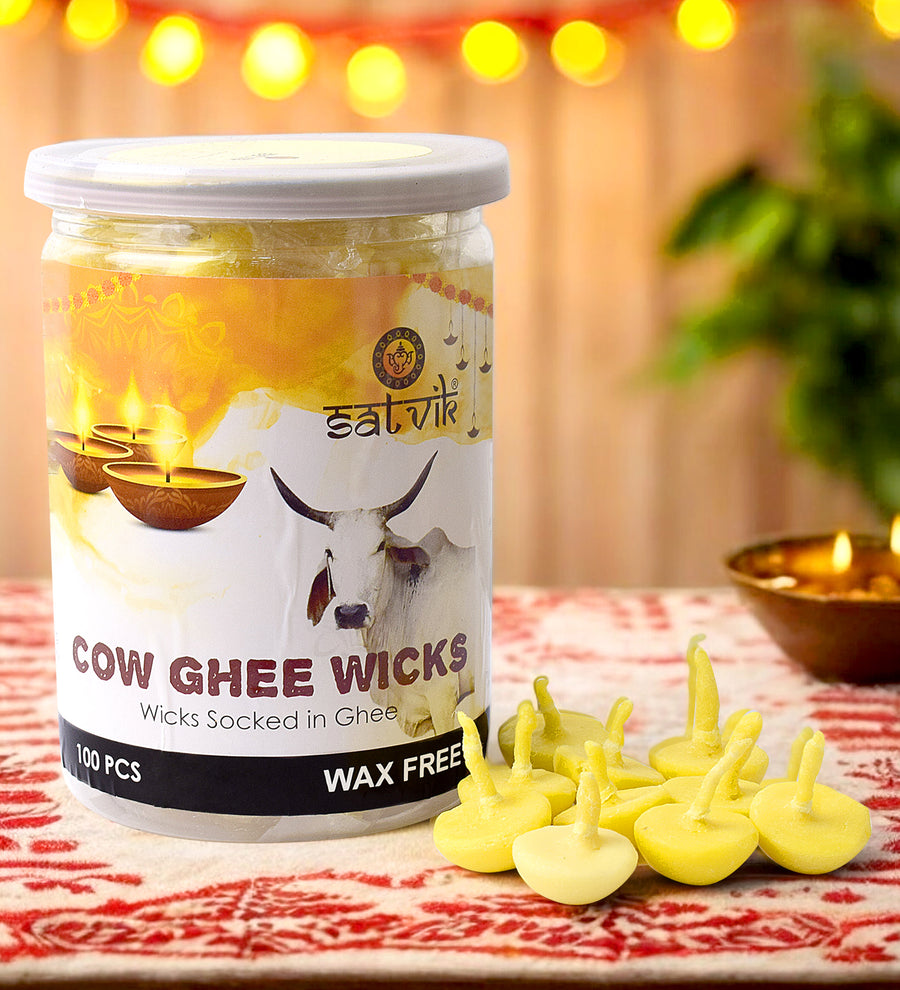 Illuminate Every Prayer with Pure Ghee Wicks