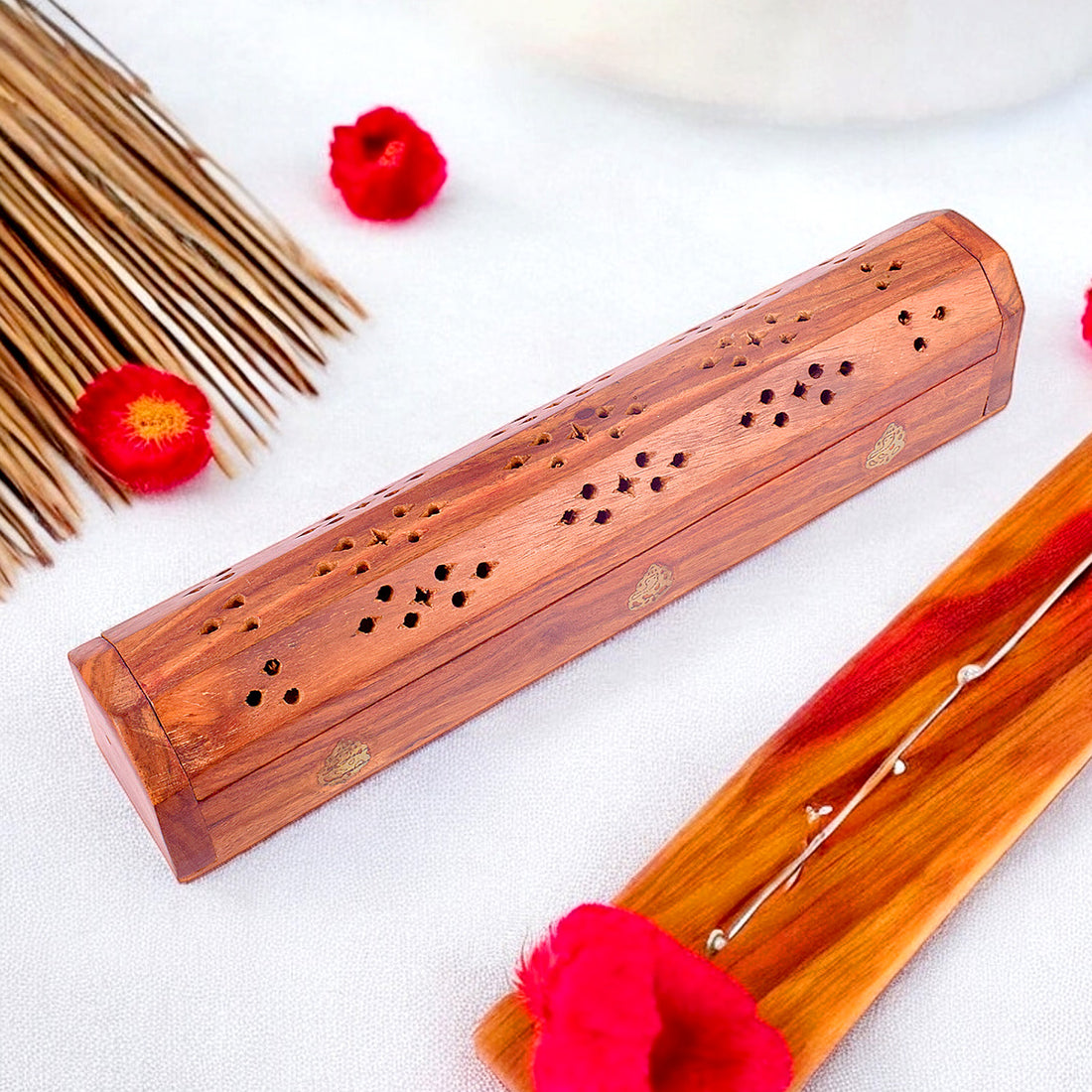 Sheesham Wood Dhoop Stand Handcrafted Wooden Incense Holder
