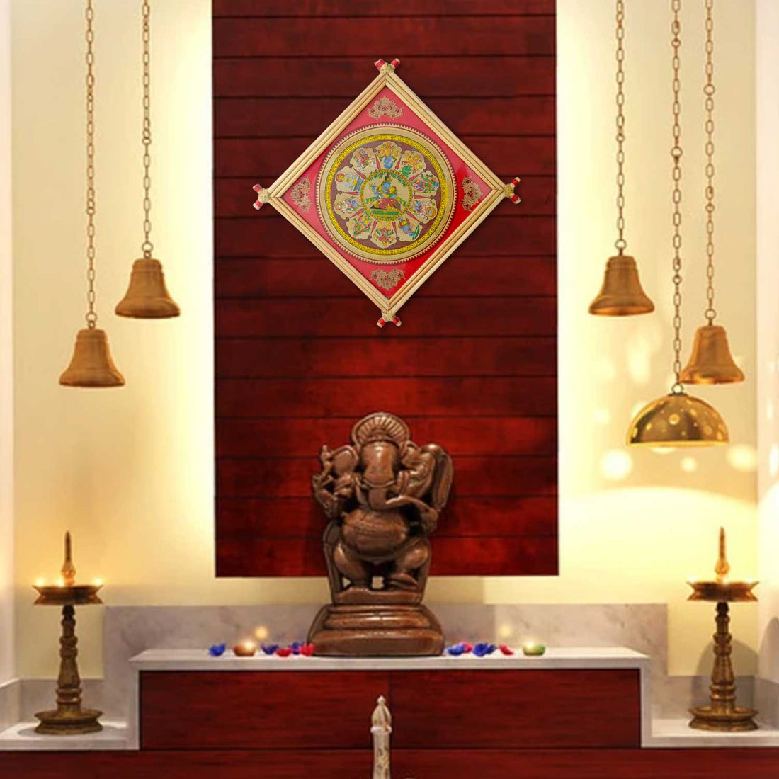 Large Radha Krishna Photo Frame