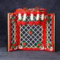 Beautiful Phool Bangla floral decoration designed for Eco Friendly Ganesha idol, featuring vibrant fresh flowers arranged in a traditional style to enhance festive decor and spiritual ambiance. India’s Largest Pooja Accessories Brand – www.satvikworld.com