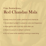 Certified 5mm 100% Original Authentic Pure Red Sandalwood Jap Mala (Andhra Pradesh)