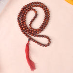 Certified 100% Original Authentic Pure Red Sandalwood Jap Mala (Andhra Pradesh)