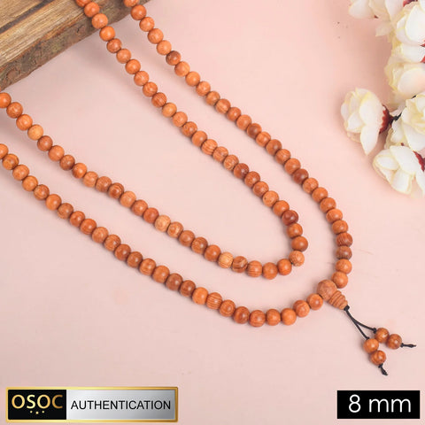 Certified 8mm 100% Original Devdar Mala