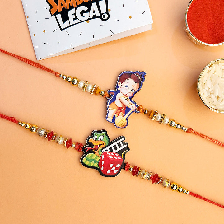 Cute kids cartoon Rakhi with colorful character design India’s Largest Pooja Accessories Brand – www.satvikstore.in
