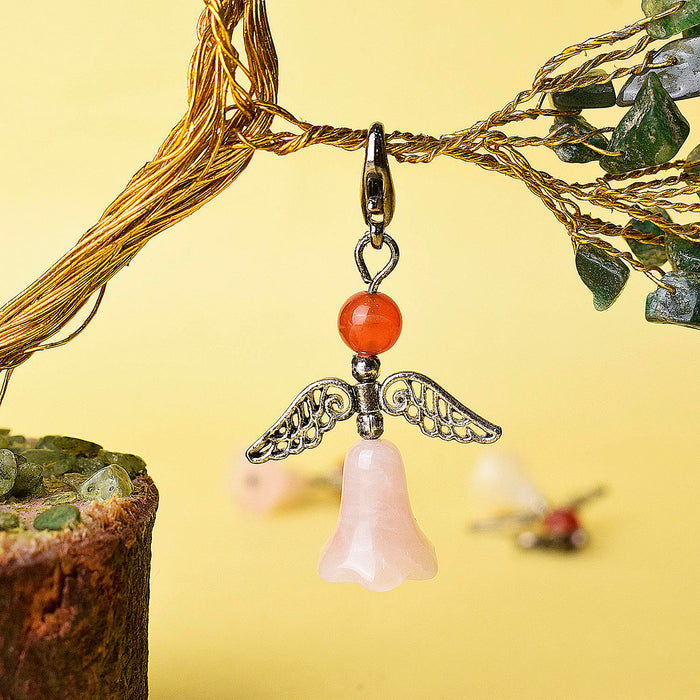 Adorable Crystal Angel Pendant