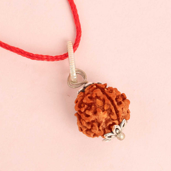 Certified 4 Mukhi Rudraksha Pendant