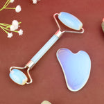 Premium White Aventurine Jade Face Roller with Box for Radiant Skin