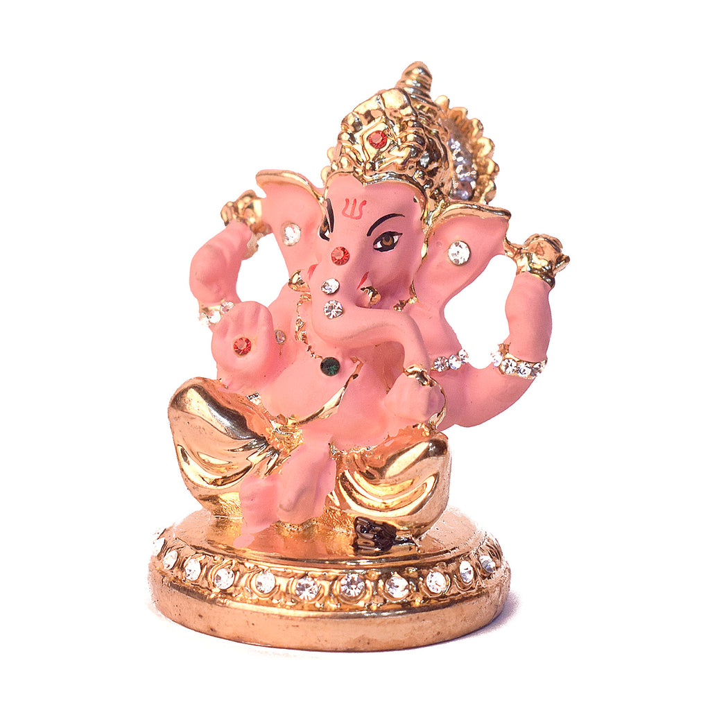 Pink Ganesh Idol Puja Store Online Pooja Items Online Puja Samagri Pooja Store near me www.satvikstore.in