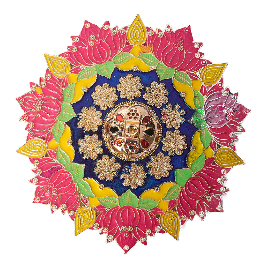 Flower Design Traditional Kumkum Holder