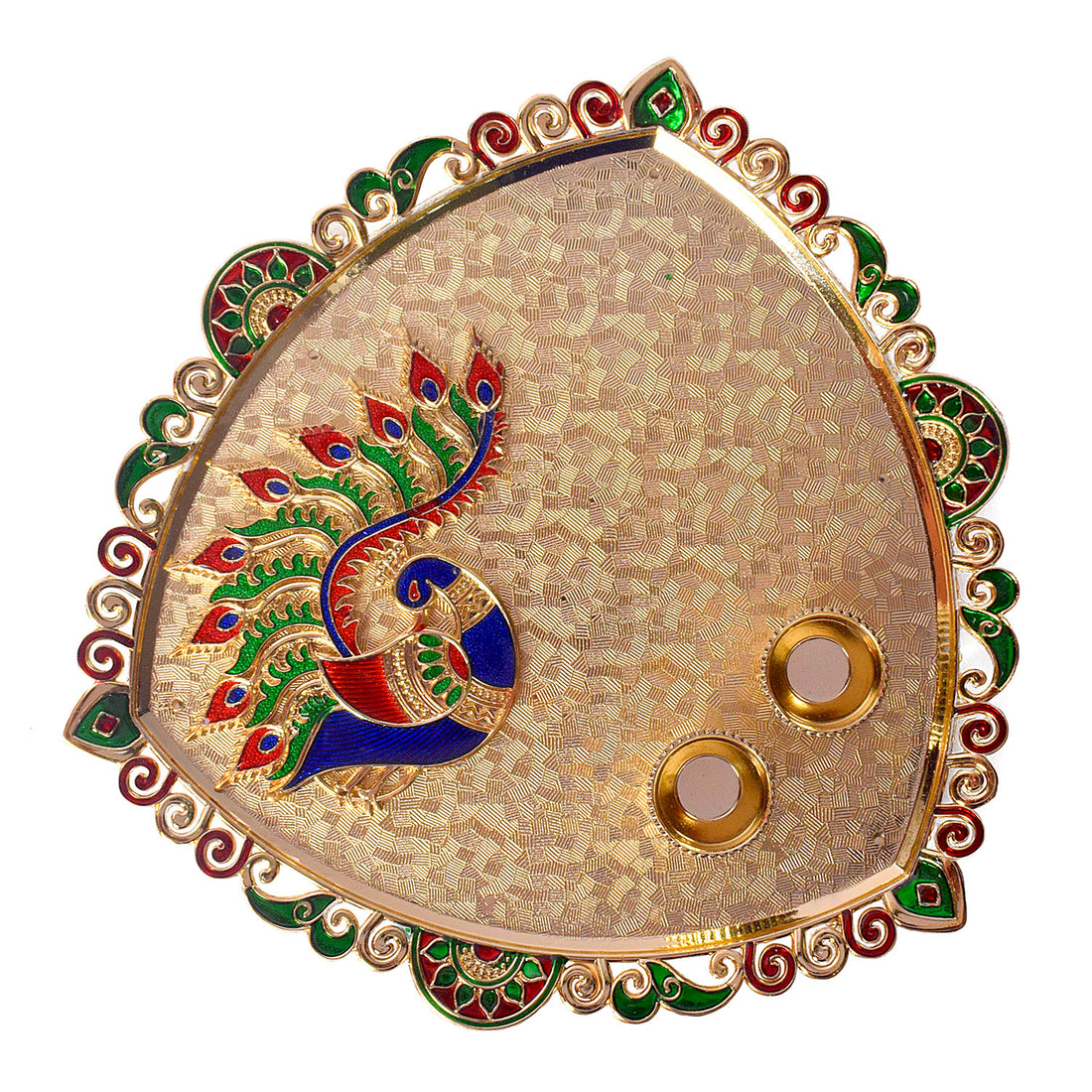 Classic Kumkum Holder with Precision Patterns