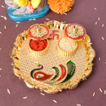Exquisite Kumkum Holder Adorned with Tradition