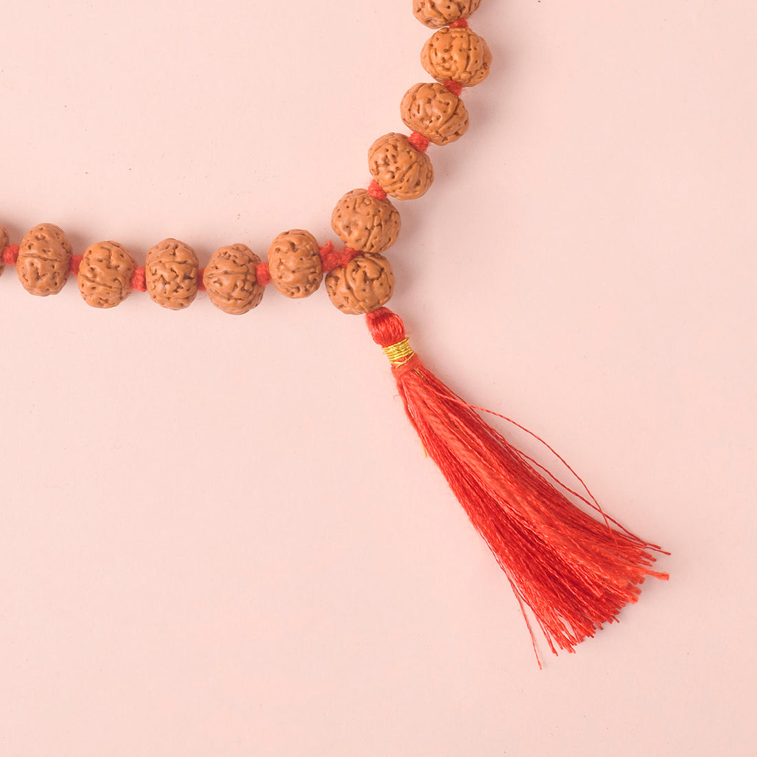Semi Pathriya Rudraksha Mala 10-11mm