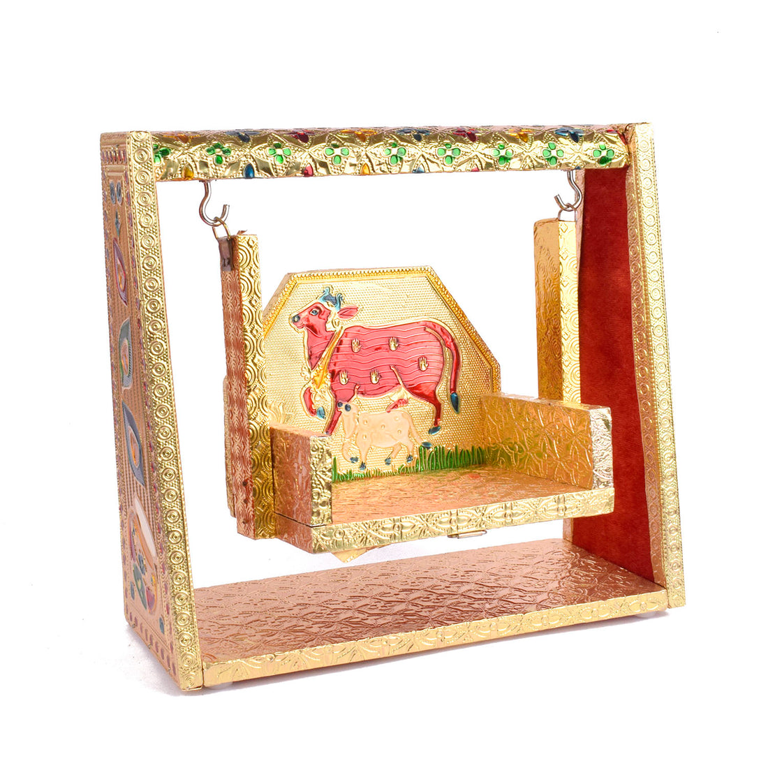 Laddu Gopal Ji Jhula With Meenakari Work