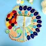 Attractive Peacock Design Dresses for Laddu Gopal | Sizes 0 to 6