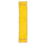 Yellow Velvet Ganpati Idol Patka with Classic Gold Border - 21 Inch