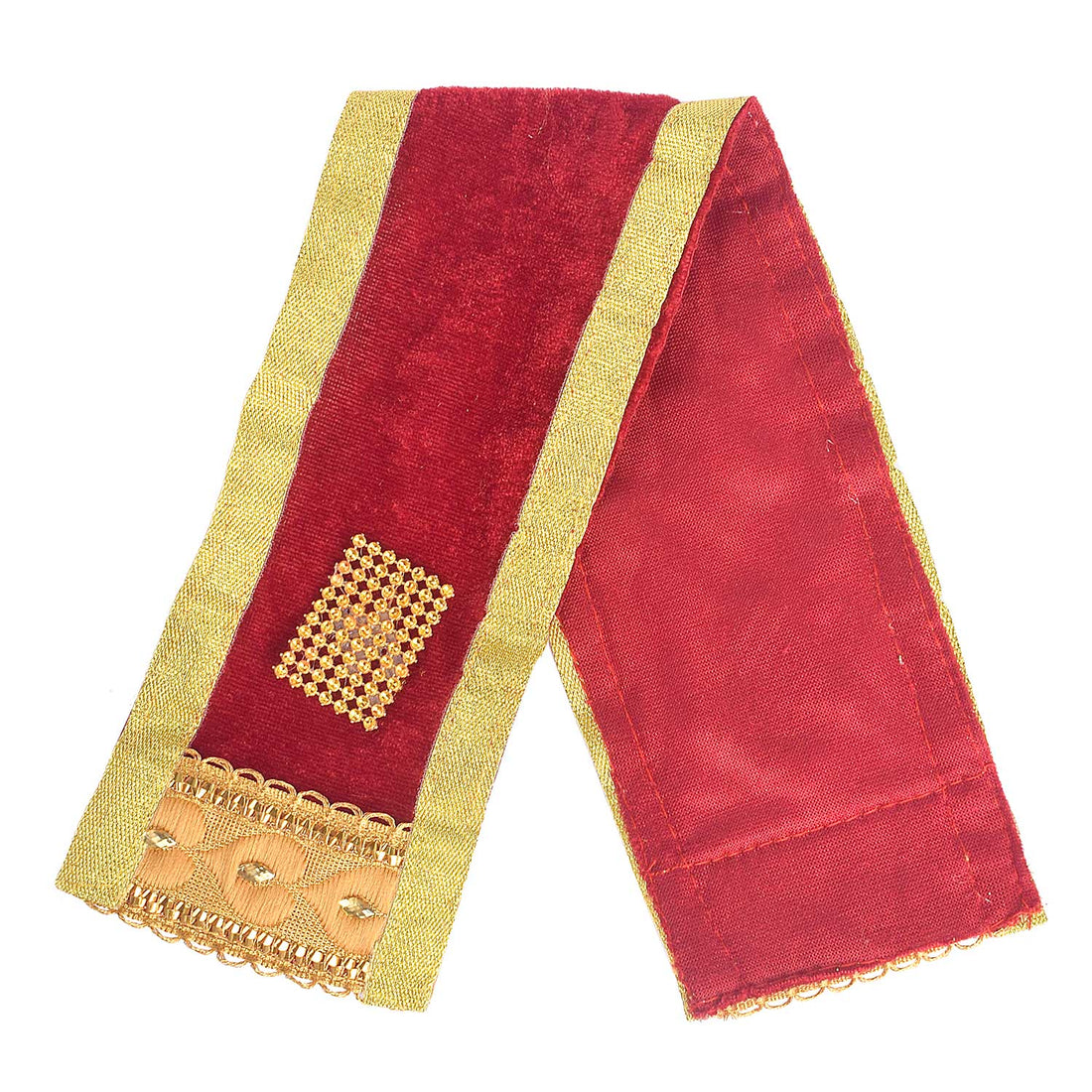 Decorative Diamond Patches Ganpati Idol Patka