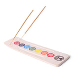 Seven Chakra Incense Burner Handcrafted Incense Stick Holder