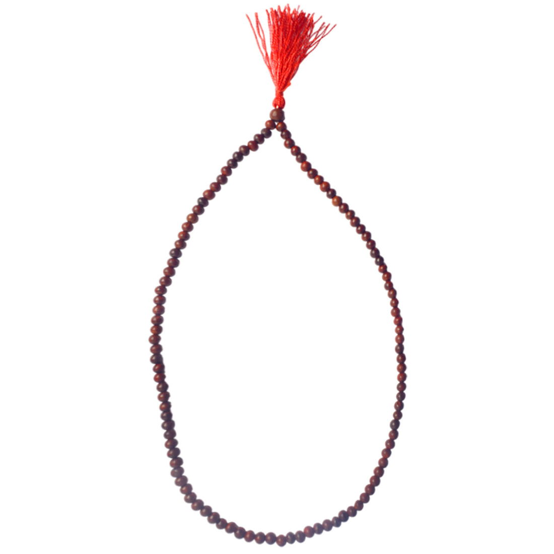 Certified 5mm 100% Original Authentic Pure Red Sandalwood Jap Mala (Andhra Pradesh)
