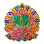 Colourful Matka & Leaf Embroidered Laddu Gopal Dress (Assorted)