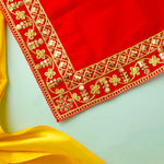 Designer Border Aasan 16x24 Inch (Big) – Pack of 4
