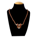 Certified 1, 6 & 7 Face Nepali Rudraksha Mala (Mukhi Kavach Silver Capping)