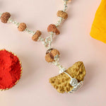 Certified 1 to 14 Mukhi Siddh Rudraksha Mala with Silver Capping (Indonesia)