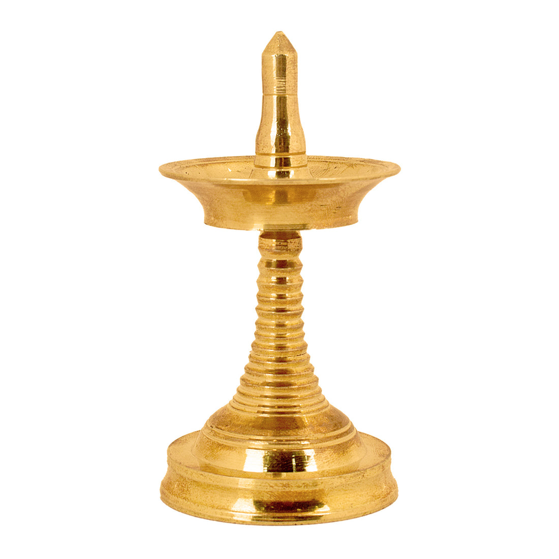 3-4 Inch Small Brass Kerala Diya AKP Nila Vilakku Deepam