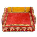 Serenading Laddu Gopal: Velvet Bed Medium