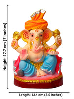8 Inch Buddhividhata Eco-Friendly Ganesha Idol