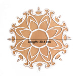 Intricate Impressions: 1 PCS Reusable MDF Wooden Mat Stencils