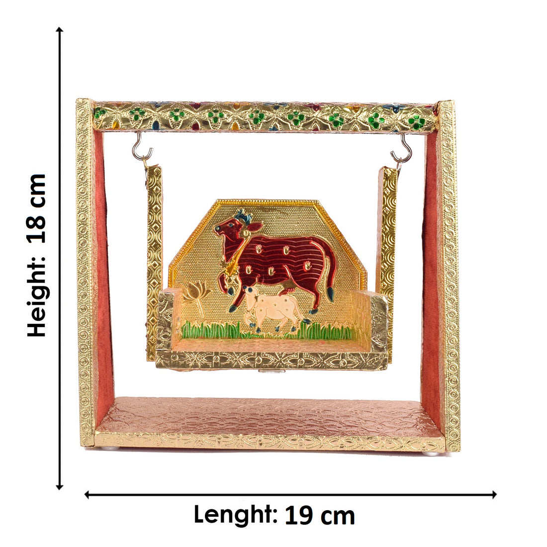 Laddu Gopal Ji Jhula With Meenakari Work