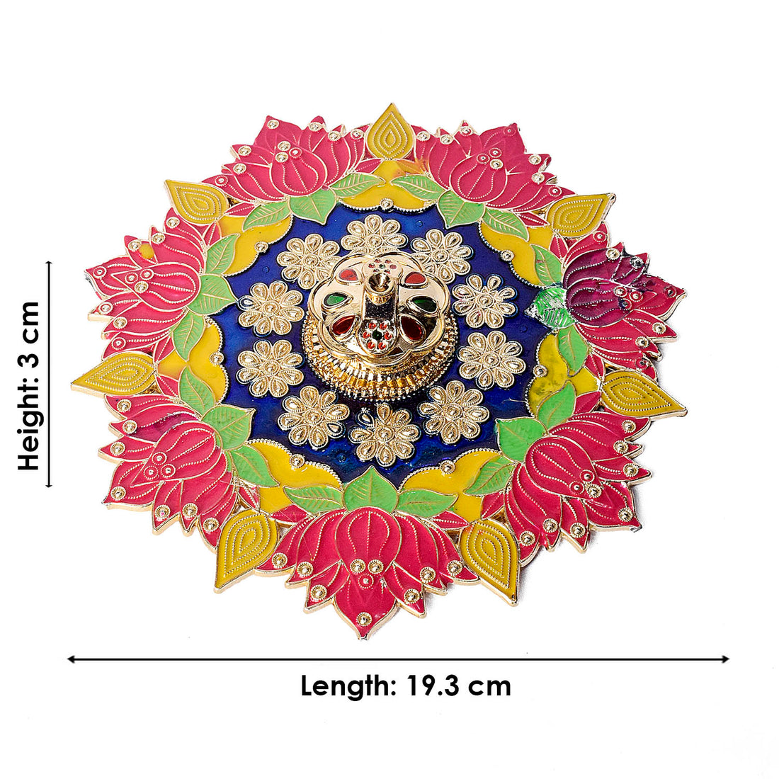 Flower Design Traditional Kumkum Holder