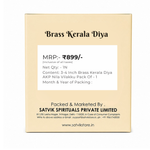 3-4 Inch Small Brass Kerala Diya AKP Nila Vilakku Deepam
