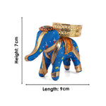 Eye-Catching Handcrafted Elephant Tea Light Holder