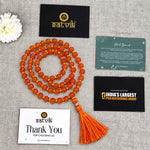 Hakik Jap Mala (Dark Orange)