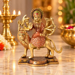 3.4 Majestic Brass Sherawali Mata Idol