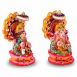 Designer Handcrafted Clay Laxmi Ganesh Idols