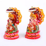 Designer Handcrafted Clay Laxmi Ganesh Idols