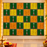 Backdrop Cloth Printed Genda Phool Design
