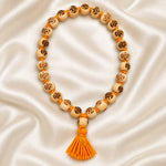 Ram Engraved Beads Mani Mala with Tassel