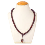 Certified 12mm 100% Original Authentic Pure Elastic Red Sandalwood Jap Mala (Andhra Pradesh)