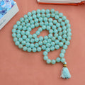 Hakik Jap Mala (Cyan Green) – A Powerful Healing Mala for Emotional Balance, Prosperity, and Spiritual Growth. India’s Premium Hakik Jap Mala Store - www.satvikstore.in
