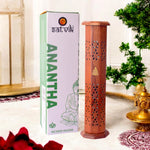 Handcrafted wooden standing incense holder, meticulously designed for pooja rituals, meditation, and enhancing home décor. This elegant incense stand is perfect for holding incense sticks during spiritual practices, adding a touch of tradition and serenity to your pooja space or living room. India’s Largest Pooja Accessories Brand – www.satvikstore.in 