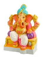 13 Inch Manomay Eco Friendly Ganesha Idol in Raja Pose